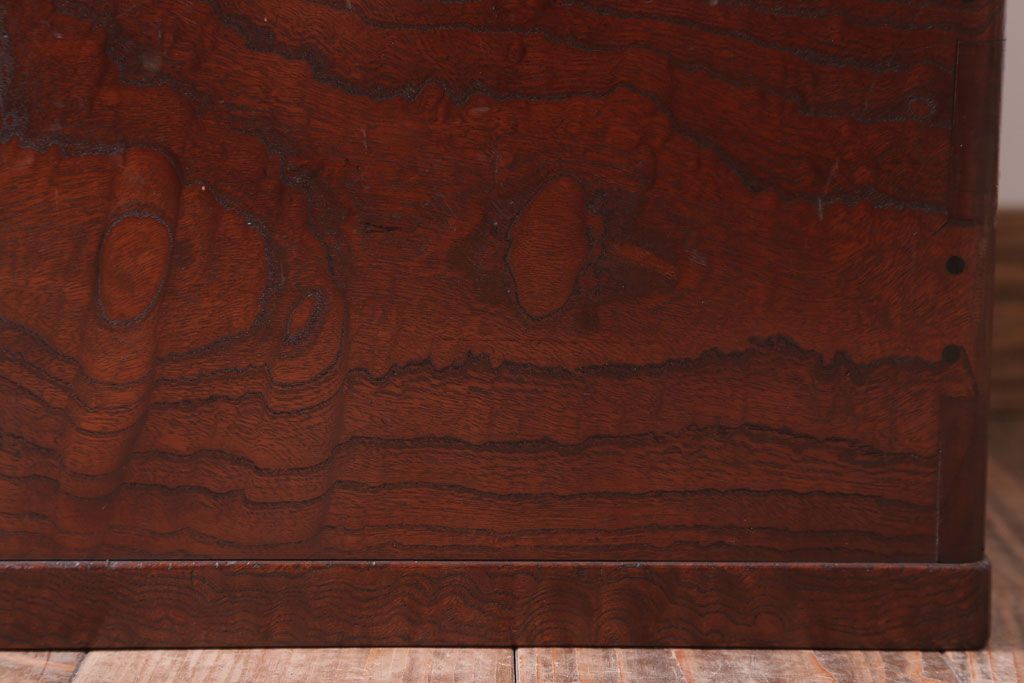 アンティーク雑貨　古民具・骨董　古い欅材!アンティーク角火鉢