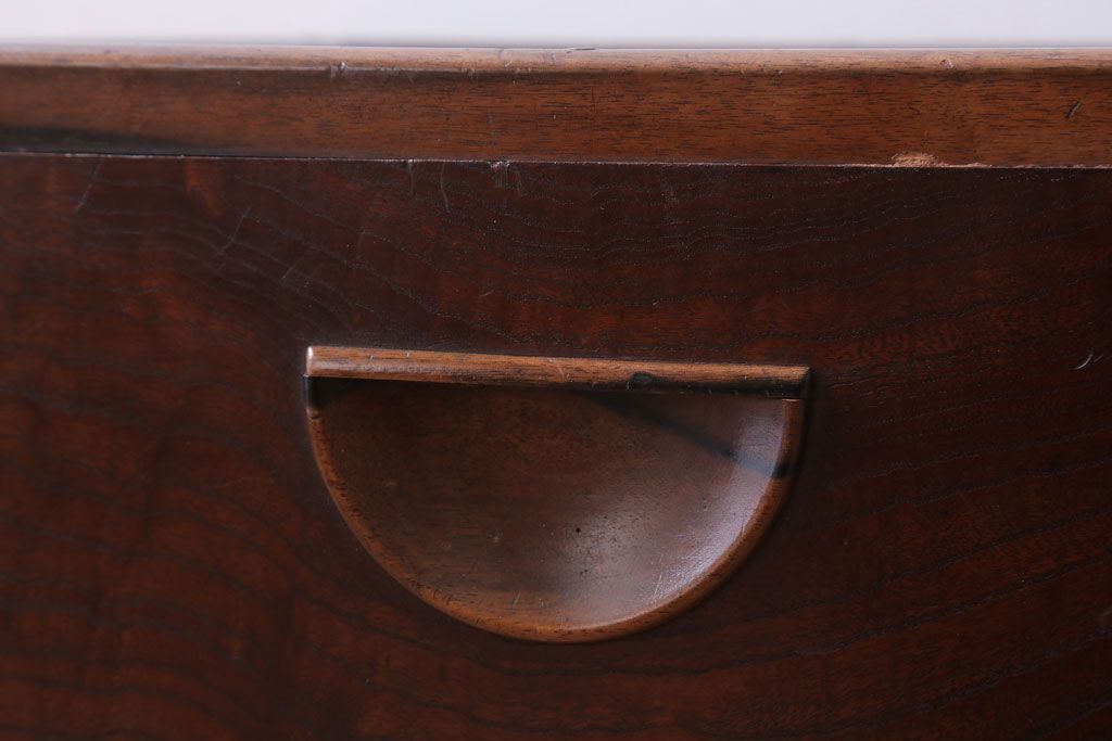 アンティーク雑貨　古民具・骨董　古い欅材!アンティーク角火鉢