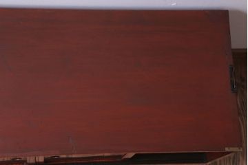 アンティーク家具　和製アンティーク　漆塗り!前面欅材の時代箪笥ローボード(2)