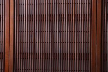 和製アンティーク　和モダン!組子入りガラス帯の格子戸4枚セット