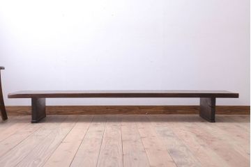 アンティーク家具　和製アンティーク　古い木の大きな裁ち板(2)
