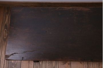 アンティーク家具　和製アンティーク　古い木の大きな裁ち板(2)