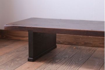 アンティーク家具　和製アンティーク　古い木の大きな裁ち板(2)