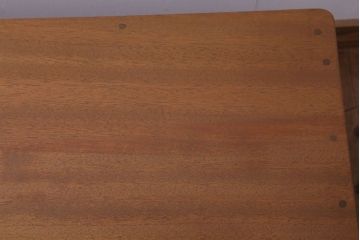 アンティーク家具　和製アンティーク　古い木味のシンプルな文机(3)