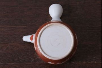 アンティーク雑貨　アンティーク　大正〜昭和初期　九谷焼　急須・茶碗の6点セット(茶道具・色絵)