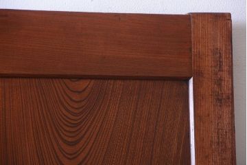 古民具・骨董　総欅材!重厚なアンティーク蔵戸(玄関戸)