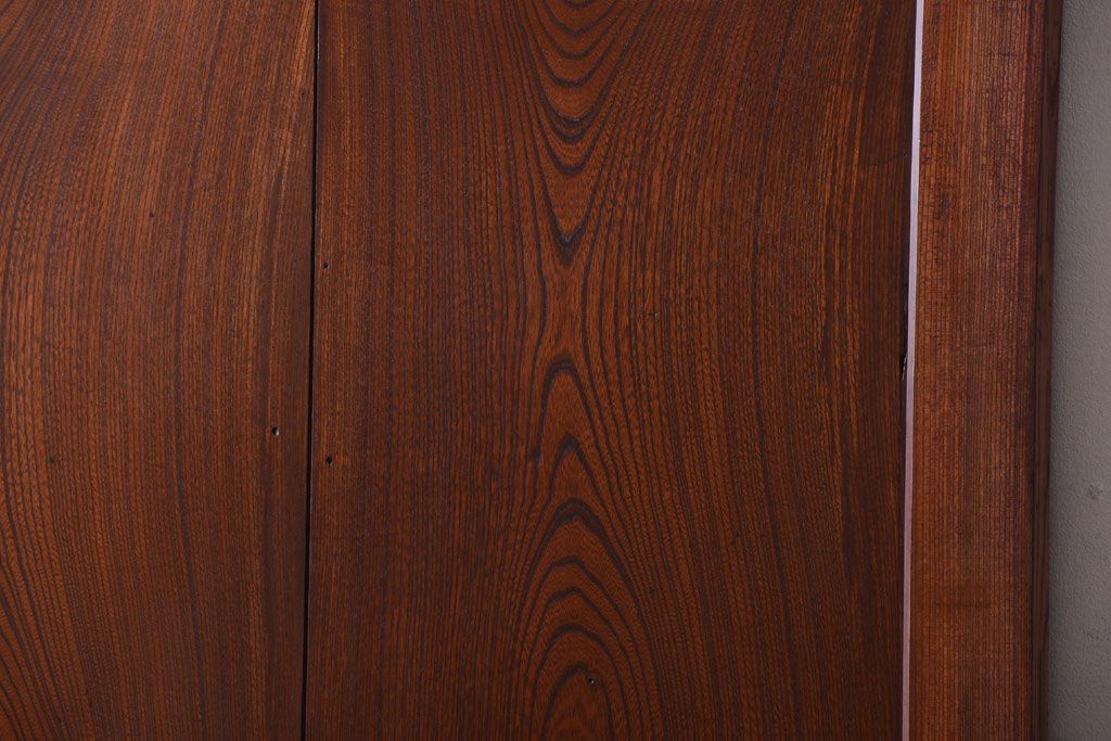 古民具・骨董　総欅材!重厚なアンティーク蔵戸(玄関戸)