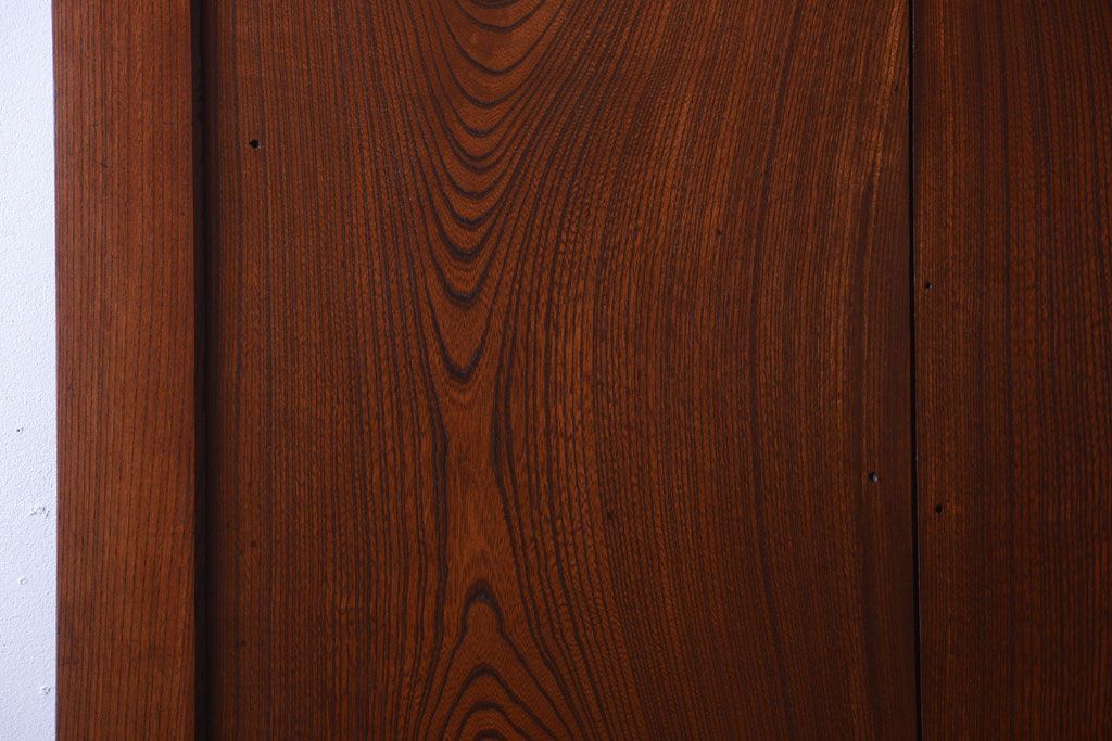 古民具・骨董　総欅材!重厚なアンティーク蔵戸(玄関戸)