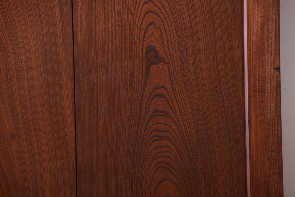 古民具・骨董　総欅材!重厚なアンティーク蔵戸(玄関戸)