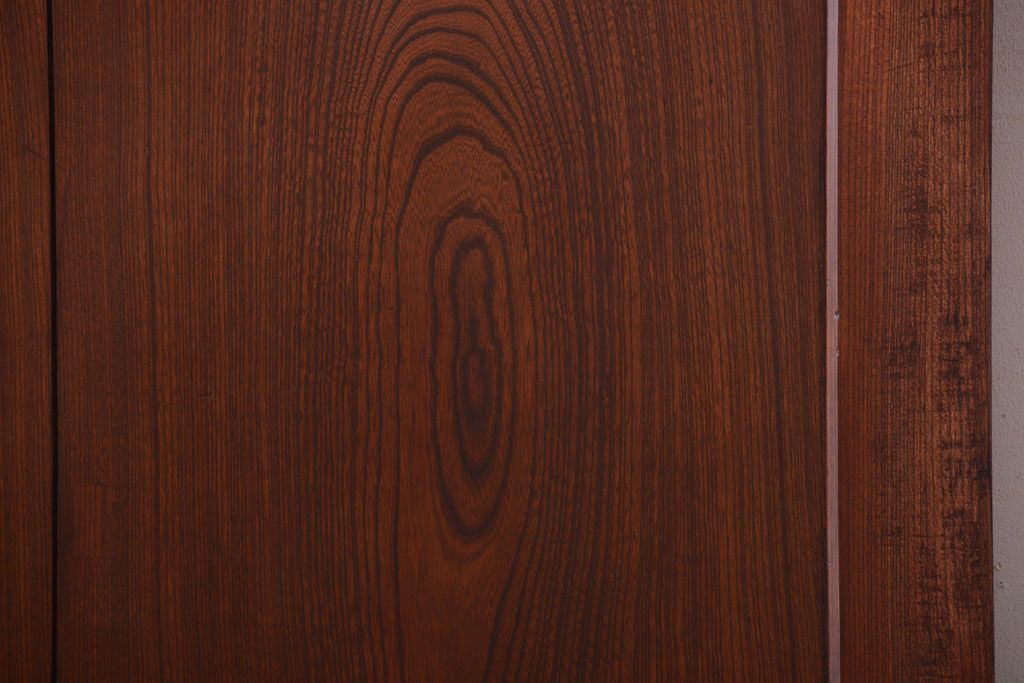 古民具・骨董　総欅材!重厚なアンティーク蔵戸(玄関戸)