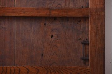 古民具・骨董　総欅材!重厚なアンティーク蔵戸(玄関戸)