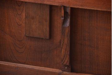 古民具・骨董　総欅材!重厚なアンティーク蔵戸(玄関戸)