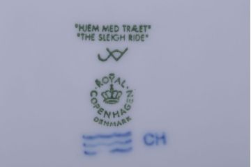 アンティーク雑貨　中古　ROYAL COPENHAGEN(ロイヤルコペンハーゲン)　イヤープレート　1999年