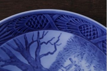 アンティーク雑貨　中古　ROYAL COPENHAGEN(ロイヤルコペンハーゲン)　イヤープレート　1971年