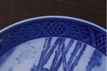 アンティーク雑貨　中古　ROYAL COPENHAGEN(ロイヤルコペンハーゲン)　イヤープレート　1971年