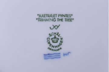 アンティーク雑貨　中古　ROYAL COPENHAGEN(ロイヤルコペンハーゲン)　イヤープレート　2000年