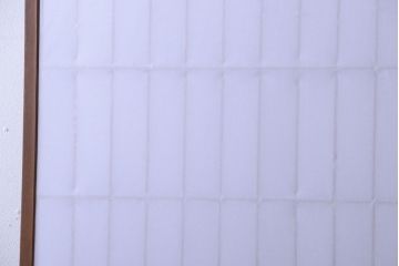 和製アンティーク　腰板黒柿材!古い雪見障子戸2枚セット(1)(引き戸、擦り上げ障子戸、擦上障子戸)