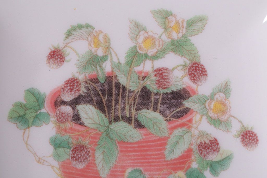 アンティーク雑貨　イギリスWedgwood(ウェッジウッド)　SARAH'S GARDEN(サラズガーデン)　角皿2枚セット(洋食器)