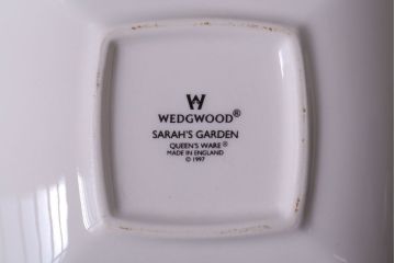 アンティーク雑貨　イギリスWedgwood(ウェッジウッド)　SARAH'S GARDEN(サラズガーデン)　角皿2枚セット(洋食器)