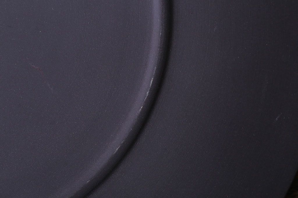 アンティーク雑貨　中古　イギリスWedgwood(ウェッジウッド)　ジャスパー　ブラックプレート(洋食器)