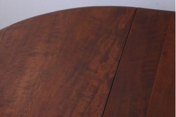アンティーク家具　イギリスアンティーク　バーチ材のエクステンションテーブル