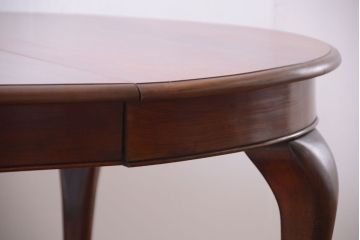 アンティーク家具　イギリスアンティーク　バーチ材のエクステンションテーブル