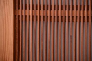 和製アンティーク　裏すりガラス入り!木味が美しい格子戸3枚セット