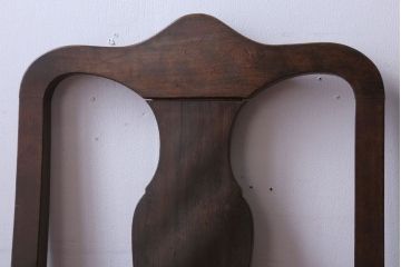 アンティーク家具　イギリスアンティーク　古いバーチ材のチェア2脚セット(ダイニングチェア)(1)