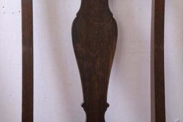 アンティーク家具　イギリスアンティーク　古いバーチ材のチェア2脚セット(ダイニングチェア)(1)