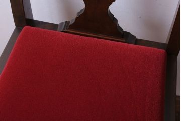 アンティーク家具　イギリスアンティーク　古いバーチ材のチェア2脚セット(ダイニングチェア)(2)