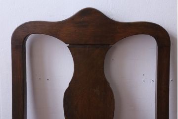 アンティーク家具　イギリスアンティーク　古いバーチ材のチェア(ダイニングチェア)(1)