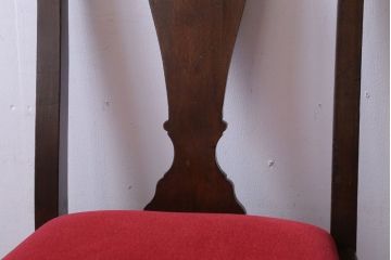 アンティーク家具　イギリスアンティーク　古いバーチ材のチェア(ダイニングチェア)(1)