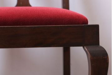 アンティーク家具　イギリスアンティーク　古いバーチ材のチェア(ダイニングチェア)(1)