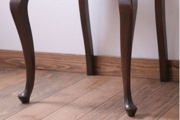 アンティーク家具　イギリスアンティーク　古いバーチ材のチェア(ダイニングチェア)(1)