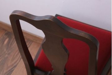 アンティーク家具　イギリスアンティーク　古いバーチ材のチェア(ダイニングチェア)(1)
