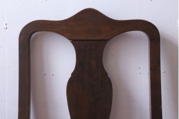 アンティーク家具　イギリスアンティーク　古いバーチ材のチェア(ダイニングチェア)(2)