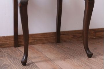 アンティーク家具　イギリスアンティーク　古いバーチ材のチェア(ダイニングチェア)(2)