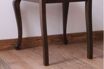 アンティーク家具　イギリスアンティーク　古いバーチ材のチェア(ダイニングチェア)(3)
