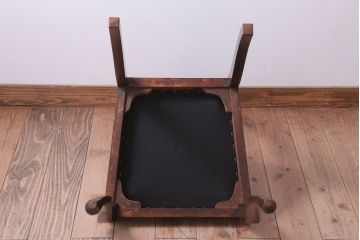 アンティーク家具　イギリスアンティーク　古いバーチ材のチェア(ダイニングチェア)(3)