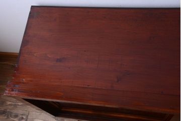 アンティーク家具　古民具・骨董　米沢地方　前面欅玉杢材!時代箪笥サイドボード(水屋箪笥)(1)