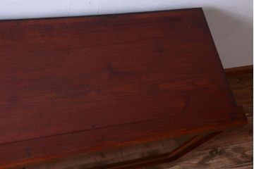 アンティーク家具　古民具・骨董　米沢地方　前面欅玉杢材!時代箪笥サイドボード(水屋箪笥)(1)