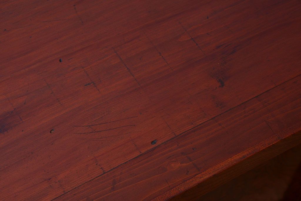 アンティーク家具　古民具・骨董　米沢地方　前面欅玉杢材!時代箪笥サイドボード(水屋箪笥)(1)