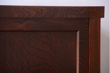 アンティーク家具　古民具・骨董　米沢地方　前面欅玉杢材!時代箪笥サイドボード(水屋箪笥)(1)