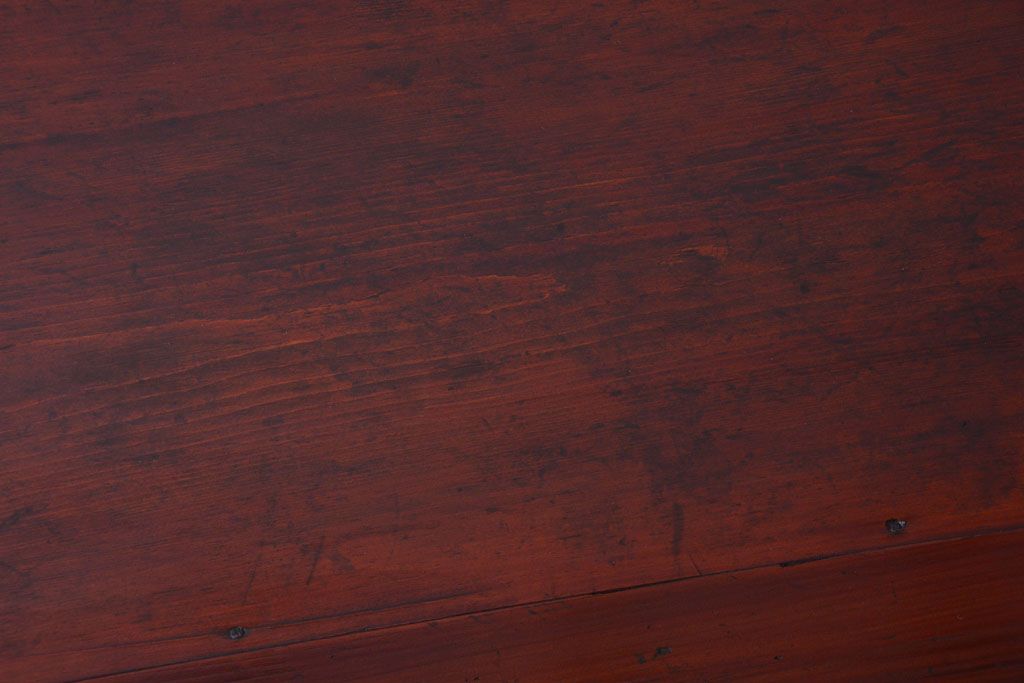 アンティーク家具　五尺　古民具・骨董　米沢地方　前面欅玉杢材!時代箪笥サイドボード(水屋箪笥)(2)