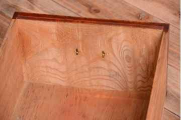 アンティーク家具　五尺　古民具・骨董　米沢地方　前面欅玉杢材!時代箪笥サイドボード(水屋箪笥)(2)