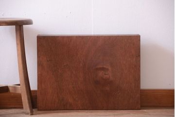 アンティーク家具　和製アンティーク　3×5　古い木製の壁掛けマス目棚(収納棚、飾り棚)(1)