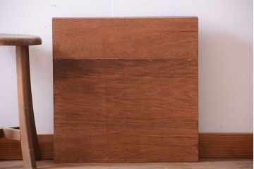 アンティーク家具　和製アンティーク　4×4　古い木製の壁掛けマス目棚(大)(2)