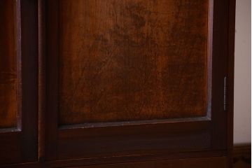 レトロ家具　昭和レトロ　古い木の小ぶりなアンティーク本箱