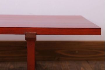 アンティーク家具　和製アンティーク　古い木の朱色裁ち板(2)