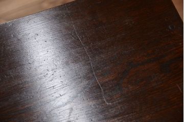 レトロ家具　昭和レトロ　古い木製の小ぶりなアンティーク本箱(ブックケース・収納棚)